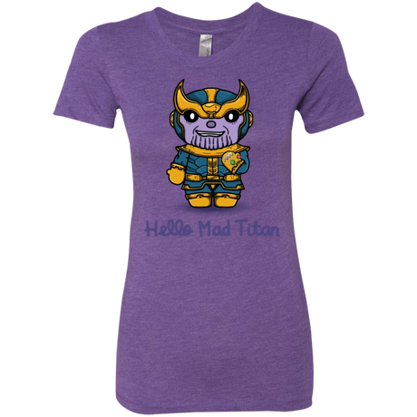 T-Shirts Purple Rush / S Hello Mad Titan Women's Triblend T-Shirt