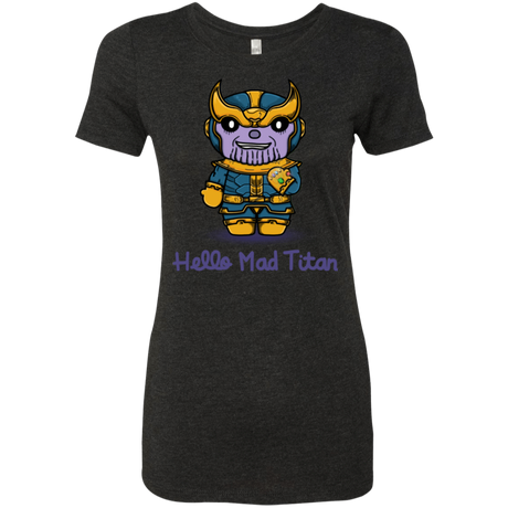 T-Shirts Vintage Black / S Hello Mad Titan Women's Triblend T-Shirt