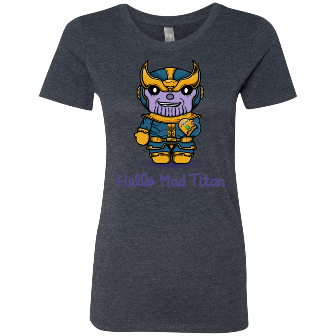 T-Shirts Vintage Navy / S Hello Mad Titan Women's Triblend T-Shirt