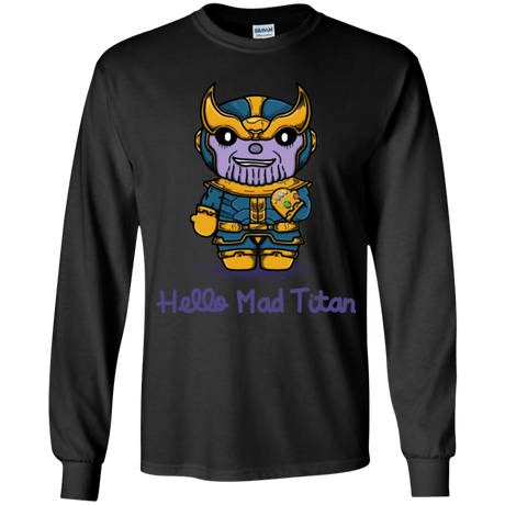 T-Shirts Black / YS Hello Mad Titan Youth Long Sleeve T-Shirt