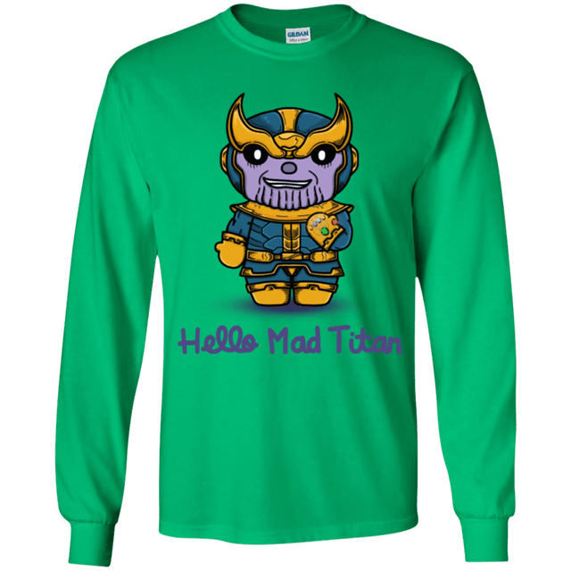 T-Shirts Irish Green / YS Hello Mad Titan Youth Long Sleeve T-Shirt