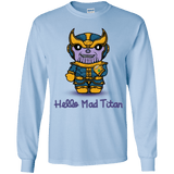 T-Shirts Light Blue / YS Hello Mad Titan Youth Long Sleeve T-Shirt