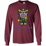 T-Shirts Maroon / YS Hello Mad Titan Youth Long Sleeve T-Shirt