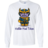 T-Shirts White / YS Hello Mad Titan Youth Long Sleeve T-Shirt