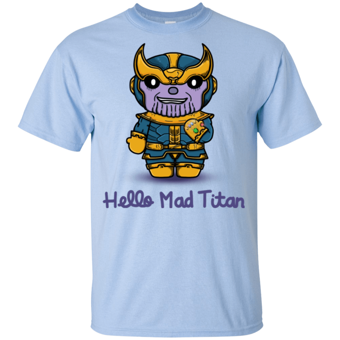 T-Shirts Light Blue / YXS Hello Mad Titan Youth T-Shirt