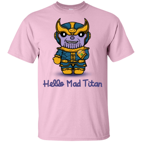 T-Shirts Light Pink / YXS Hello Mad Titan Youth T-Shirt