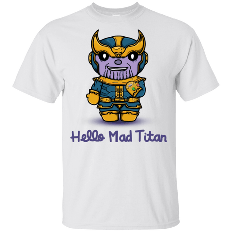 T-Shirts White / YXS Hello Mad Titan Youth T-Shirt