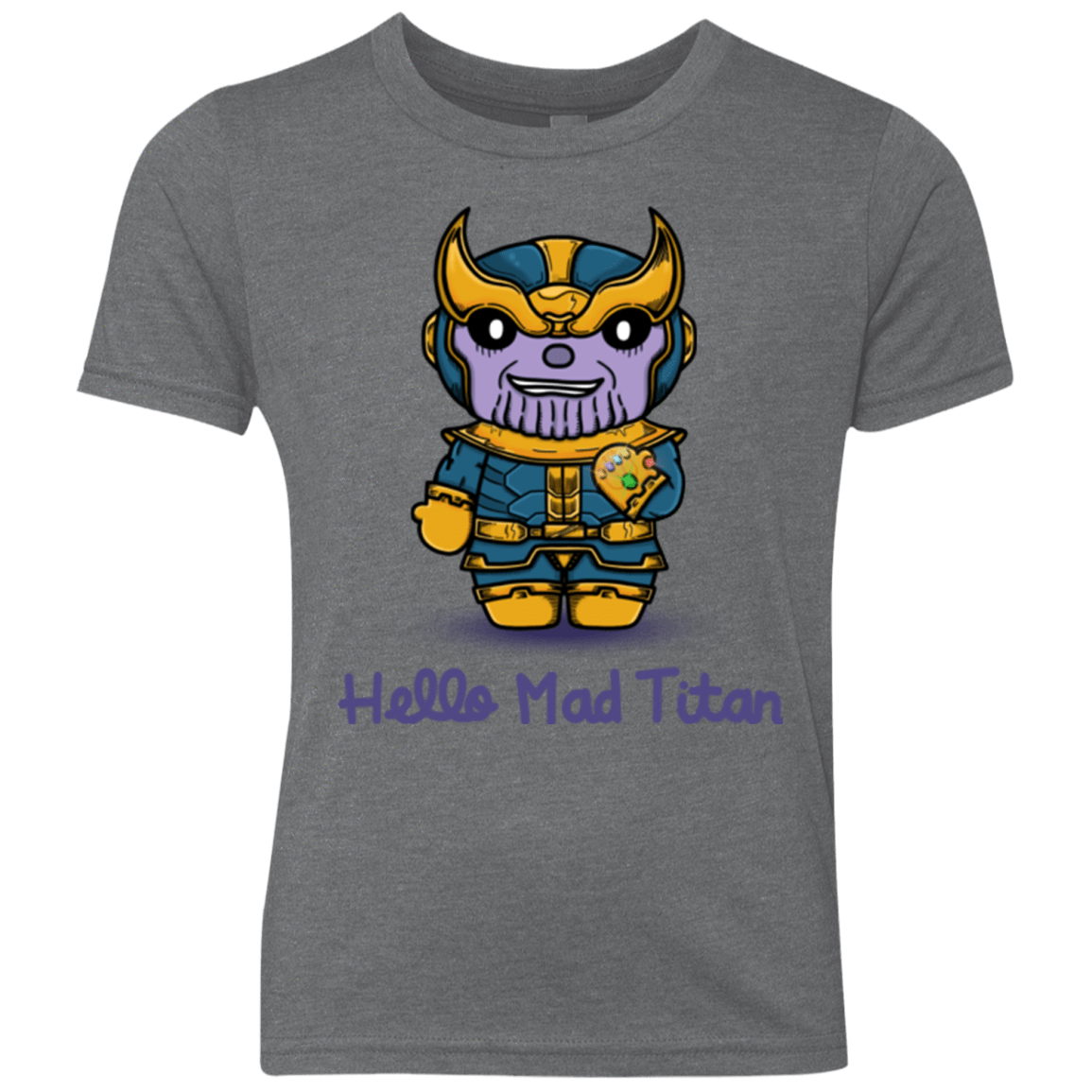 T-Shirts Premium Heather / YXS Hello Mad Titan Youth Triblend T-Shirt