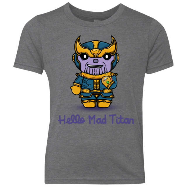 T-Shirts Premium Heather / YXS Hello Mad Titan Youth Triblend T-Shirt