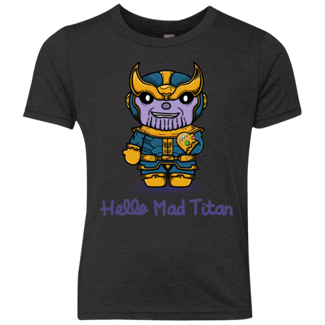 T-Shirts Vintage Black / YXS Hello Mad Titan Youth Triblend T-Shirt