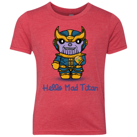 T-Shirts Vintage Red / YXS Hello Mad Titan Youth Triblend T-Shirt