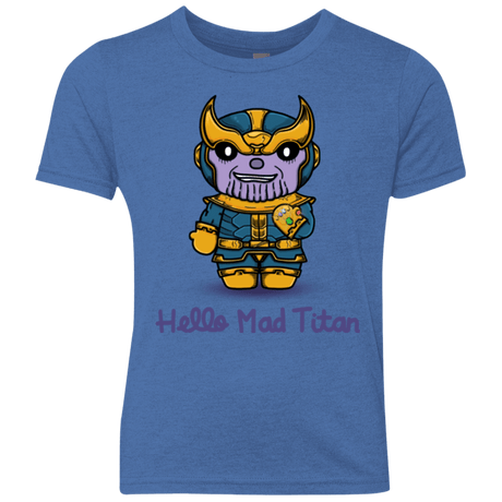 T-Shirts Vintage Royal / YXS Hello Mad Titan Youth Triblend T-Shirt