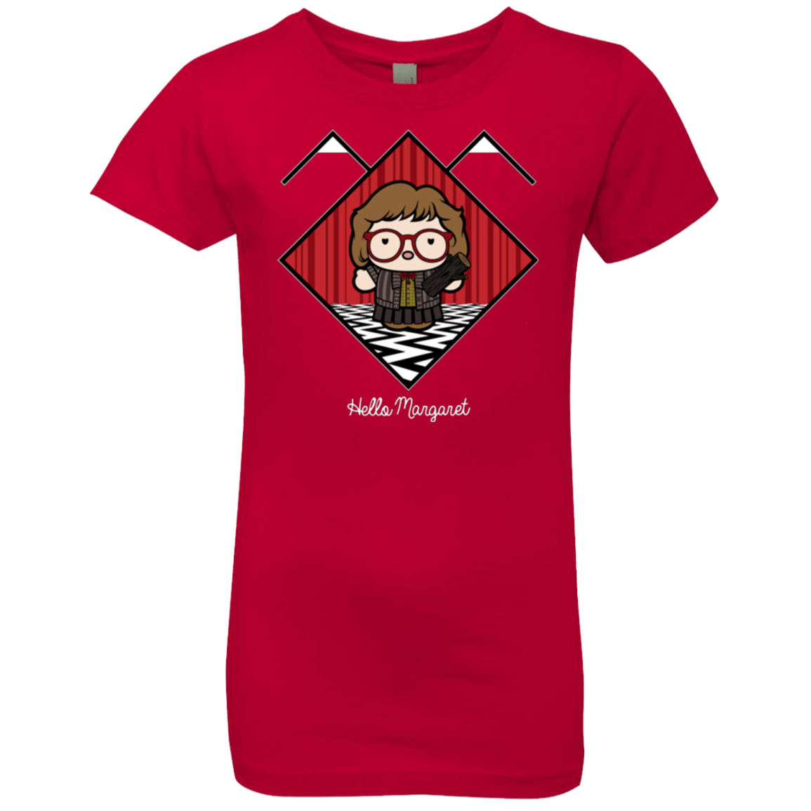 T-Shirts Red / YXS Hello Margaret Girls Premium T-Shirt