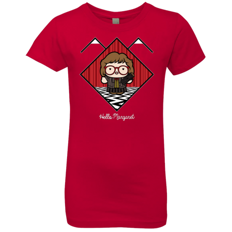 T-Shirts Red / YXS Hello Margaret Girls Premium T-Shirt