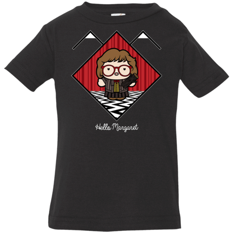 T-Shirts Black / 6 Months Hello Margaret Infant Premium T-Shirt