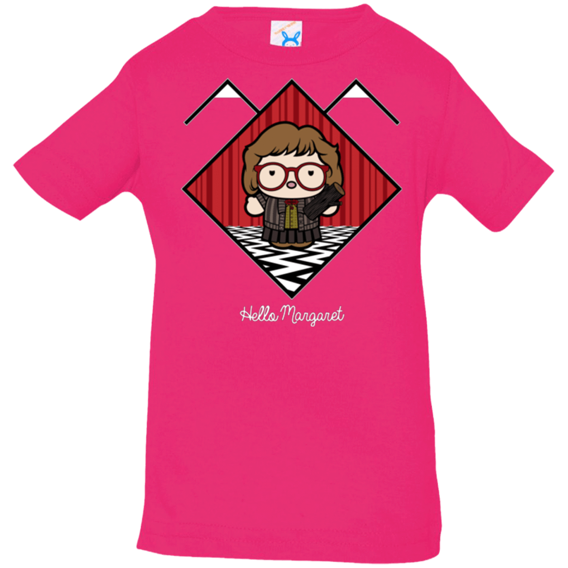 T-Shirts Hot Pink / 6 Months Hello Margaret Infant Premium T-Shirt