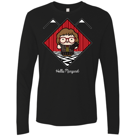 T-Shirts Black / Small Hello Margaret Men's Premium Long Sleeve