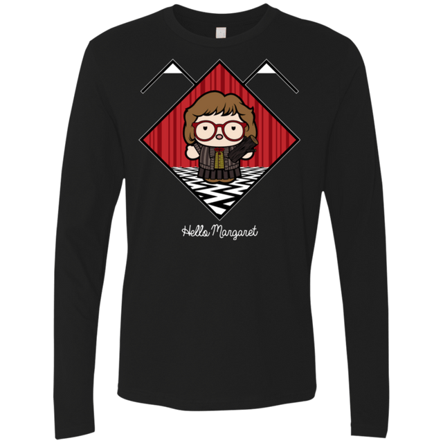 T-Shirts Black / Small Hello Margaret Men's Premium Long Sleeve