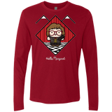 T-Shirts Cardinal / Small Hello Margaret Men's Premium Long Sleeve