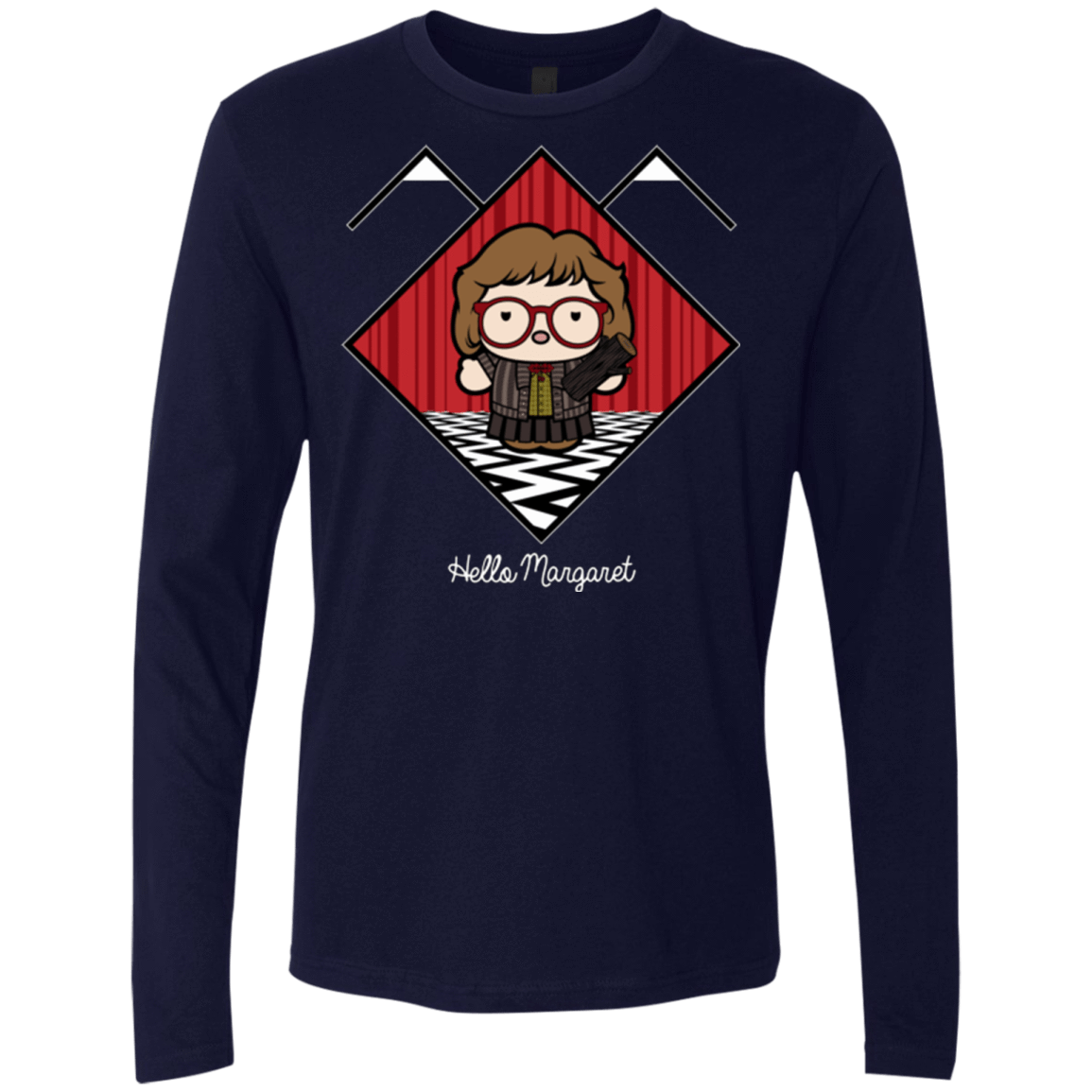 T-Shirts Midnight Navy / Small Hello Margaret Men's Premium Long Sleeve
