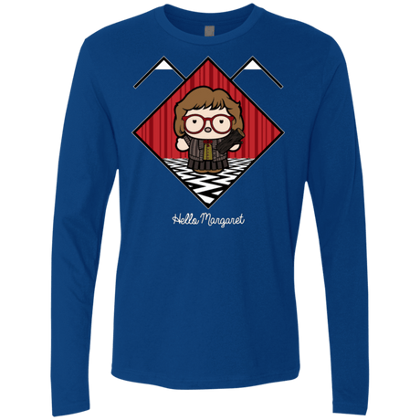 T-Shirts Royal / Small Hello Margaret Men's Premium Long Sleeve