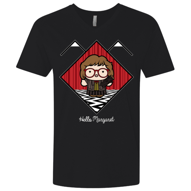 T-Shirts Black / X-Small Hello Margaret Men's Premium V-Neck