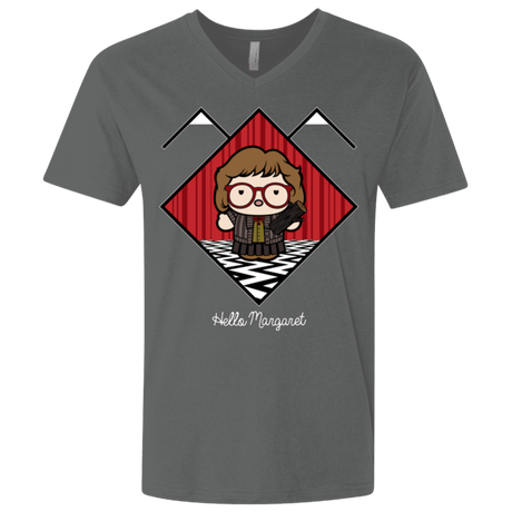 T-Shirts Heavy Metal / X-Small Hello Margaret Men's Premium V-Neck