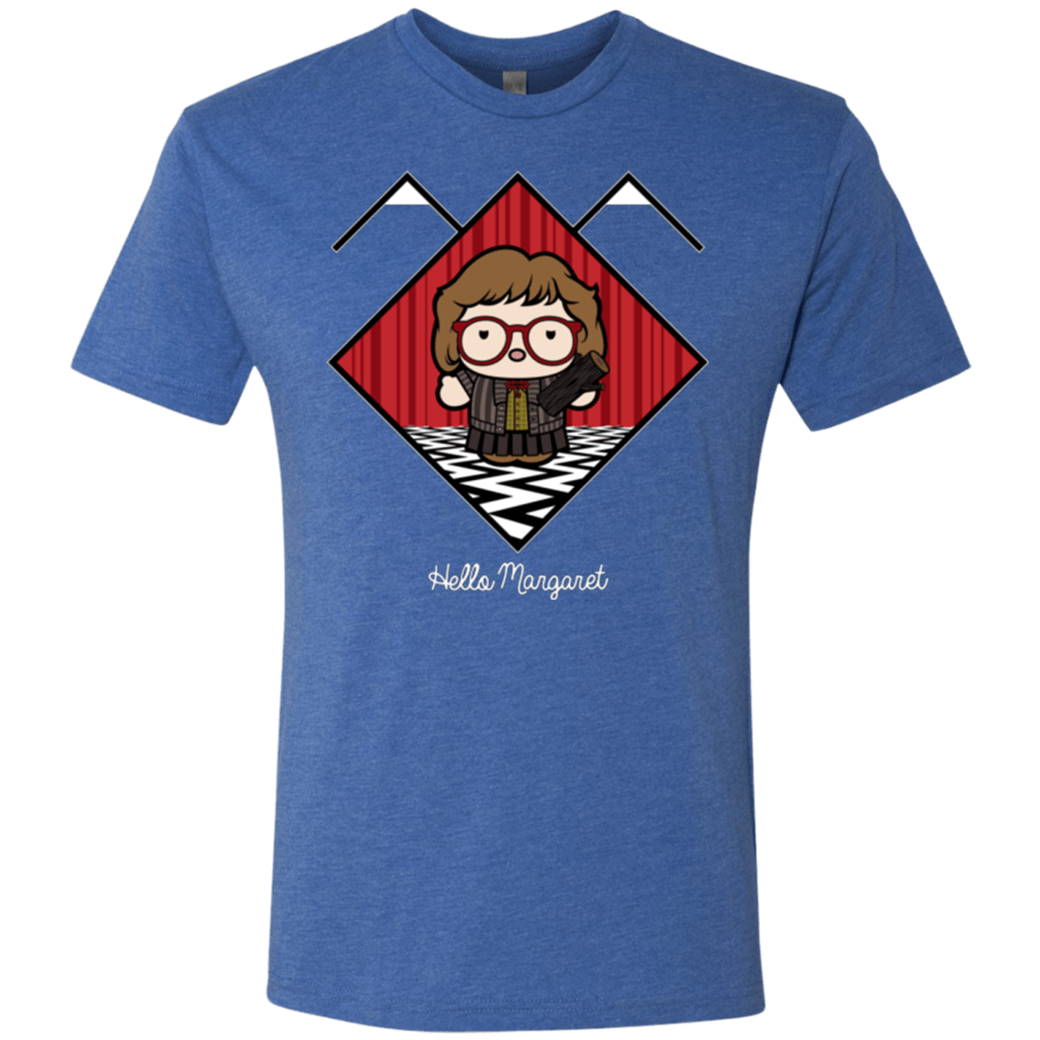 T-Shirts Vintage Royal / Small Hello Margaret Men's Triblend T-Shirt