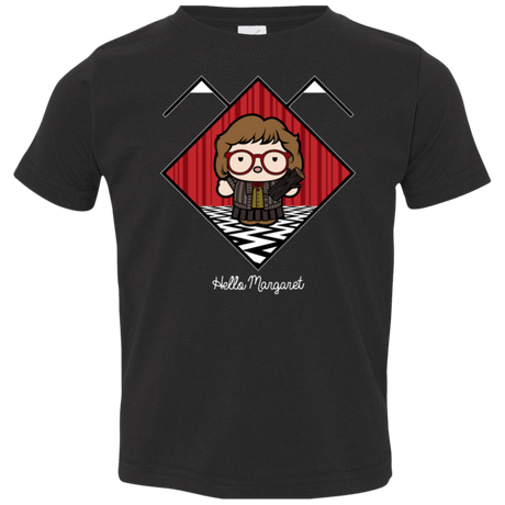 T-Shirts Black / 2T Hello Margaret Toddler Premium T-Shirt