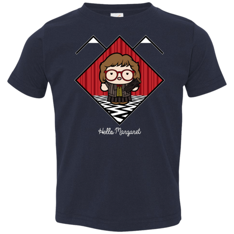 T-Shirts Navy / 2T Hello Margaret Toddler Premium T-Shirt