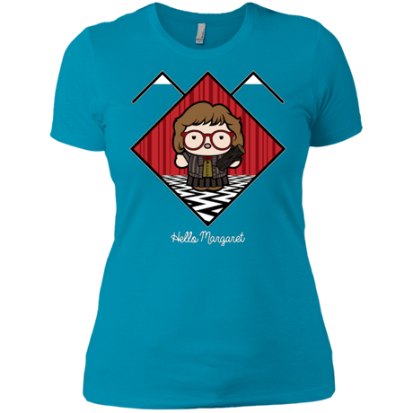 T-Shirts Turquoise / X-Small Hello Margaret Women's Premium T-Shirt