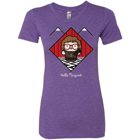 T-Shirts Purple Rush / Small Hello Margaret Women's Triblend T-Shirt
