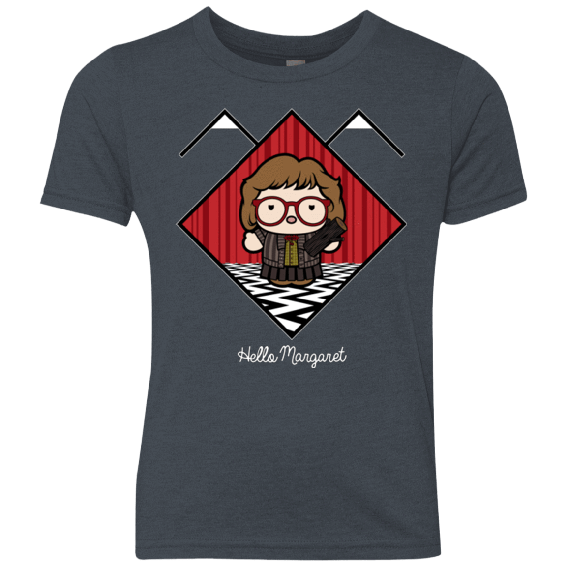 T-Shirts Vintage Navy / YXS Hello Margaret Youth Triblend T-Shirt