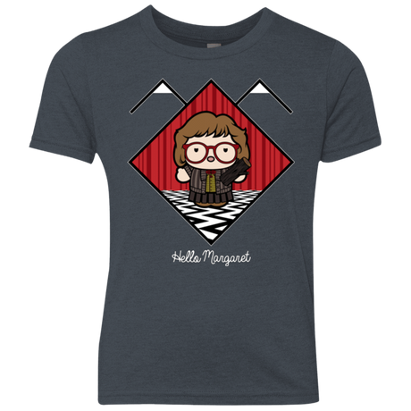 T-Shirts Vintage Navy / YXS Hello Margaret Youth Triblend T-Shirt