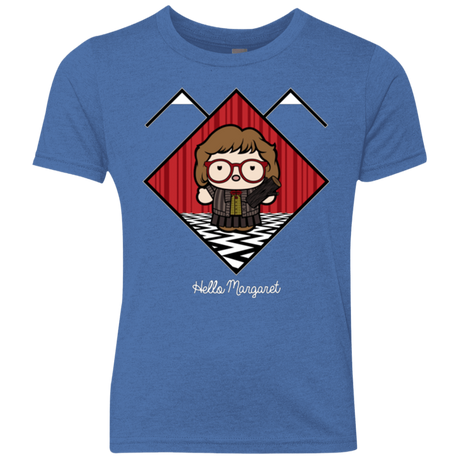 T-Shirts Vintage Royal / YXS Hello Margaret Youth Triblend T-Shirt