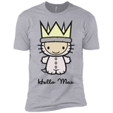 T-Shirts Heather Grey / YXS Hello Max Boys Premium T-Shirt