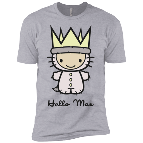 T-Shirts Heather Grey / YXS Hello Max Boys Premium T-Shirt