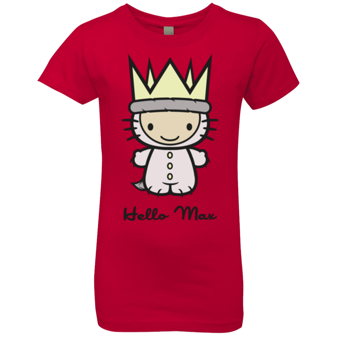 T-Shirts Red / YXS Hello Max Girls Premium T-Shirt