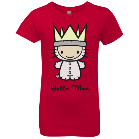 T-Shirts Red / YXS Hello Max Girls Premium T-Shirt