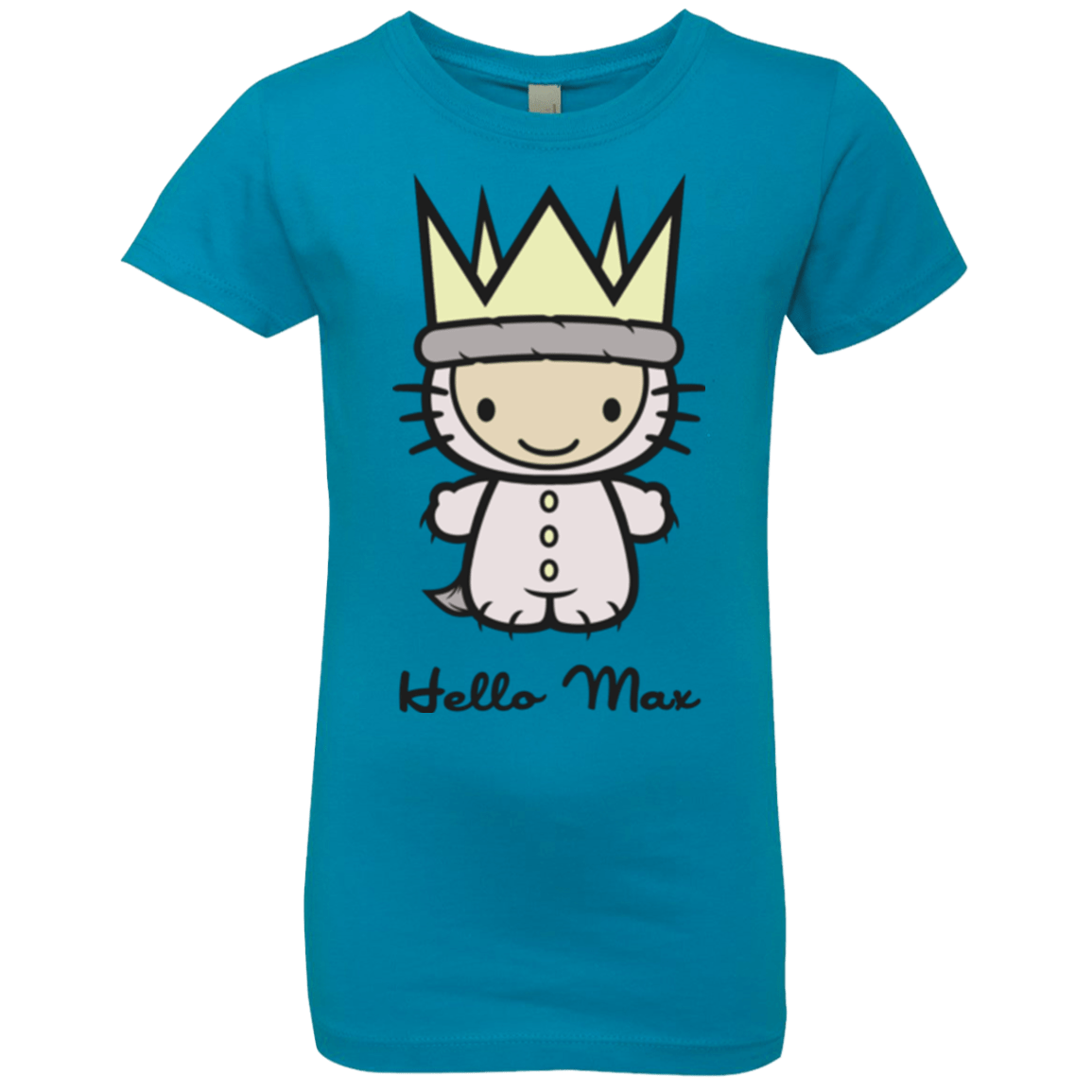 T-Shirts Turquoise / YXS Hello Max Girls Premium T-Shirt