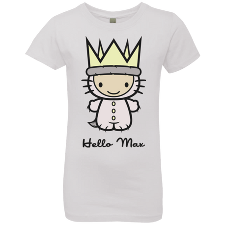 T-Shirts White / YXS Hello Max Girls Premium T-Shirt