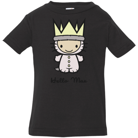 T-Shirts Black / 6 Months Hello Max Infant PremiumT-Shirt
