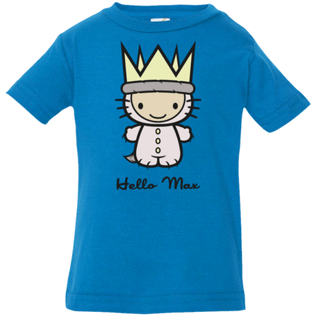 T-Shirts Cobalt / 6 Months Hello Max Infant PremiumT-Shirt