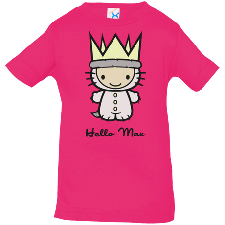 T-Shirts Hot Pink / 6 Months Hello Max Infant PremiumT-Shirt