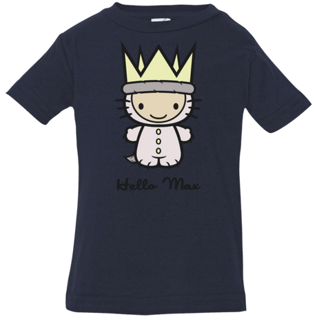 T-Shirts Navy / 6 Months Hello Max Infant PremiumT-Shirt