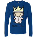 T-Shirts Royal / Small Hello Max Men's Premium Long Sleeve