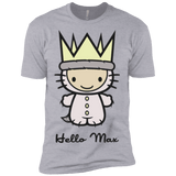 T-Shirts Heather Grey / X-Small Hello Max Men's Premium T-Shirt