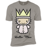 T-Shirts Light Grey / X-Small Hello Max Men's Premium T-Shirt