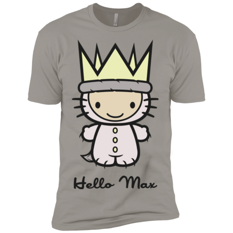 T-Shirts Light Grey / X-Small Hello Max Men's Premium T-Shirt