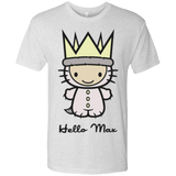 T-Shirts Heather White / Small Hello Max Men's Triblend T-Shirt